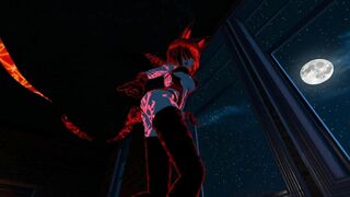 Sexy Tattoo Glowing Succubus gives Virtual Lap Dance