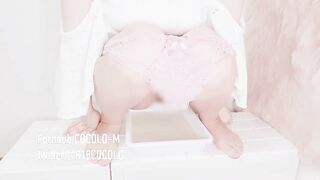 【大量放出！】WC風景を前から眺める動画♡pee Sound