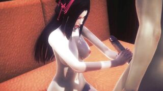 Hot Chinese Costume - 3D Hentai - (Uncensored)