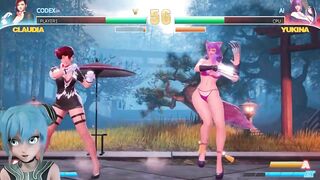 Sex Game [strip Fights] CLAUDIA VS YUKINA