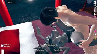 AI-Girl - Goth Fucked while , 2B Cooking in the Background