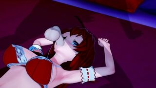 Rias Gremory TITJOB and BLOWJOB DxD(3D Hentai)