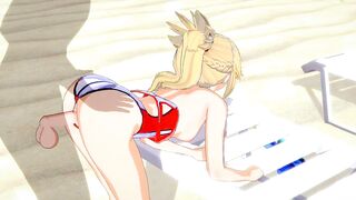 Fate/Grand Order — Mordred Gets Fucked on the Beach(3d HENTAI)