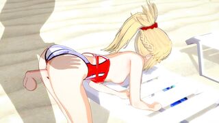 Fate/Grand Order — Mordred Gets Fucked on the Beach(3d HENTAI)