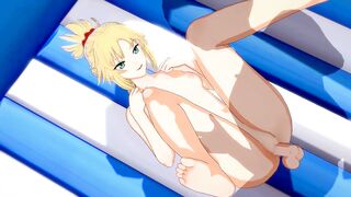 Fate/Grand Order — Mordred Gets Fucked on the Beach(3d HENTAI)