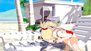 Fate/Grand Order — Mordred Gets Fucked on the Beach(3d HENTAI)