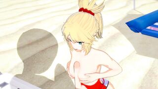 Fate/Grand Order — Mordred Gets Fucked on the Beach(3d HENTAI)