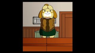 Isabelle Bouncing Ass