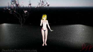 MMD R18 Aylin in a Blue Bikini - Booo - 1045