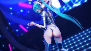 【R18-MMD-4K】 Miku Hatsune Performs on Stage