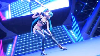 【R18-MMD-4K】 Miku Hatsune Performs on Stage