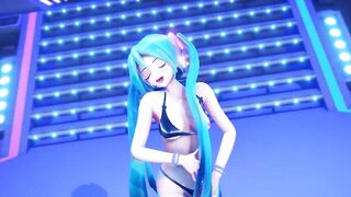 【R18-MMD-4K】 Miku Hatsune Performs on Stage