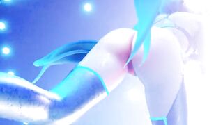 【R18-MMD-4K】 Miku Hatsune Performs on Stage