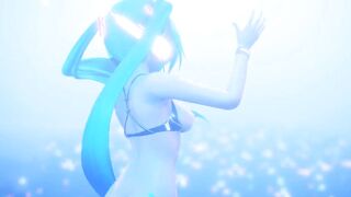 【R18-MMD-4K】 Miku Hatsune Performs on Stage