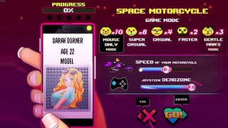 DEEP SPACE WAIFU, UNCENSORED GAMEPLAY, Sarah Donner Full Level.