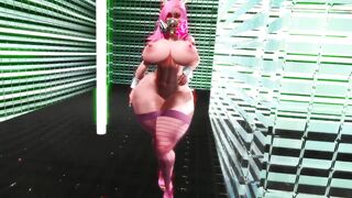 Skyrim THICC Bunny Neon Shake