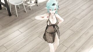 【R18-MMD-4K】Genshin Impact Eula 优菈 GFriend - Glass Bead