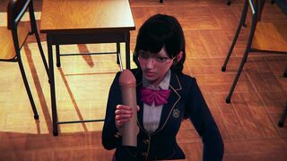 DVA Schoolgirl Jerks your Cock POV