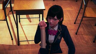 DVA Schoolgirl Jerks your Cock POV