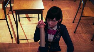 DVA Schoolgirl Jerks your Cock POV