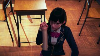 DVA Schoolgirl Jerks your Cock POV