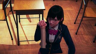 DVA Schoolgirl Jerks your Cock POV