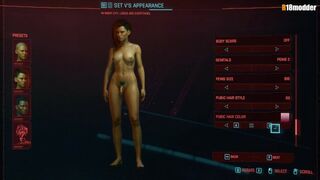 Cyberpunk 2077 - Female Character has a Penis (Shemale)