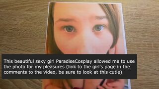 Masturbation on Photo ParadiseCosplay. Sweet Girl Asks for a Treat