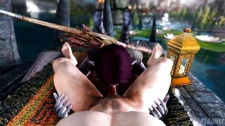 Sexy Teen Dark Elf Fucked in a Fantasy Forest - Skyrim Porn POV