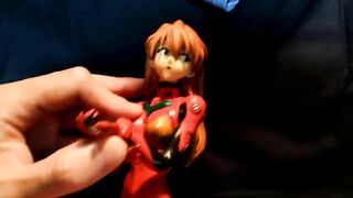 PlugSuit　Evangelion Asukafigure Bukkake Japanese Nerdy Anime Hentai　masturbation Semen