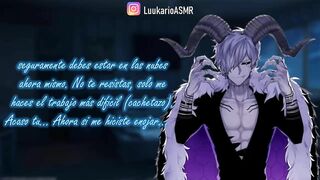 ASMR (sfw) DEMONIO Te Hace Su ESCLAVA BESOS Roleplay ESPAÑOL