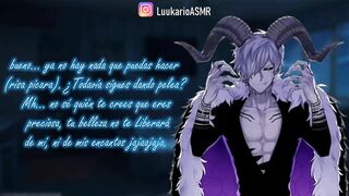 ASMR (sfw) DEMONIO Te Hace Su ESCLAVA BESOS Roleplay ESPAÑOL