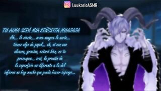 ASMR (sfw) DEMONIO Te Hace Su ESCLAVA BESOS Roleplay ESPAÑOL