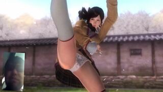 DOA5 こころのパンツを見続ける