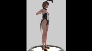 Cute little Bunny Girl Spin