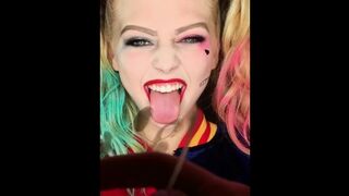 LOREN GRAY TIKTOK HARLEY QUINN CUM TRIBUTE