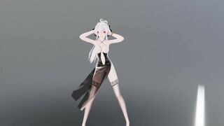 【r-18 MMD】LEWD-VOCALOID LUO TIANYI 半透旗袍弱音 - Somthing