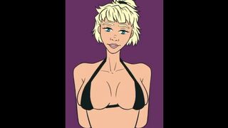 Breast Expansion GIF Speedpaint, Drawing Process Vertical Video