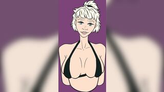 Breast Expansion GIF Speedpaint, Drawing Process Vertical Video