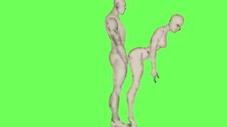 Artistic Anal Green Screen