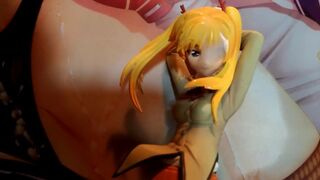 【hentai】BlondeTwintailfigure Bukkake Japanese Nerdy Anime　masturbation Semen SchoolRumble　airikondo