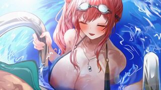 Azur Lane 碧藍航線 扎拉 RN Zara Sex Animation