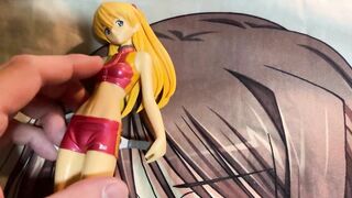 Tennis-wear Uniform Evangelion Asuka Figure Bukkake Japanese Nerdy Anime Hentai　masturbation Semen