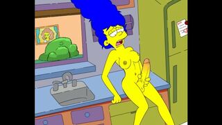 The Simpsons - Futa Marge - Sex Cartoon Hentai Futa Scene P75