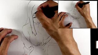 Drawing Hentai (Houkago no Yutousei)