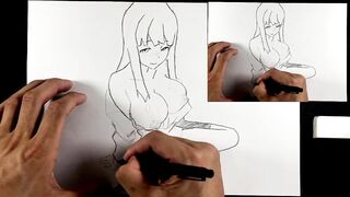 Drawing Hentai (Houkago no Yutousei)