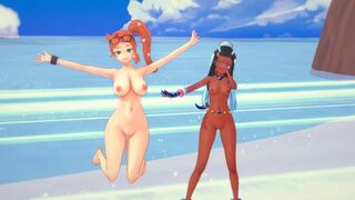 Pokemon Day at the Beach Sonia x Nessa