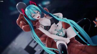 MMD - Tattoo Miku GimmeGimme Sex Dance [BY-Nella]