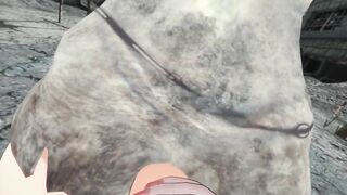 Code Vein Futa Io Asks to Suck her Cock Taker POV