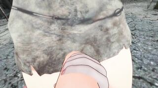 Code Vein Futa Io Asks to Suck her Cock Taker POV